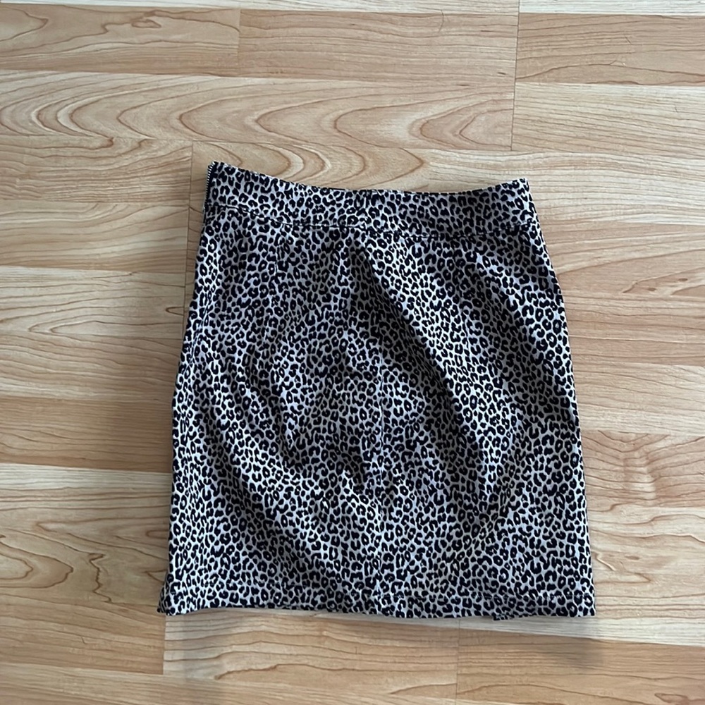 Garage Cheetah Mini Skirt